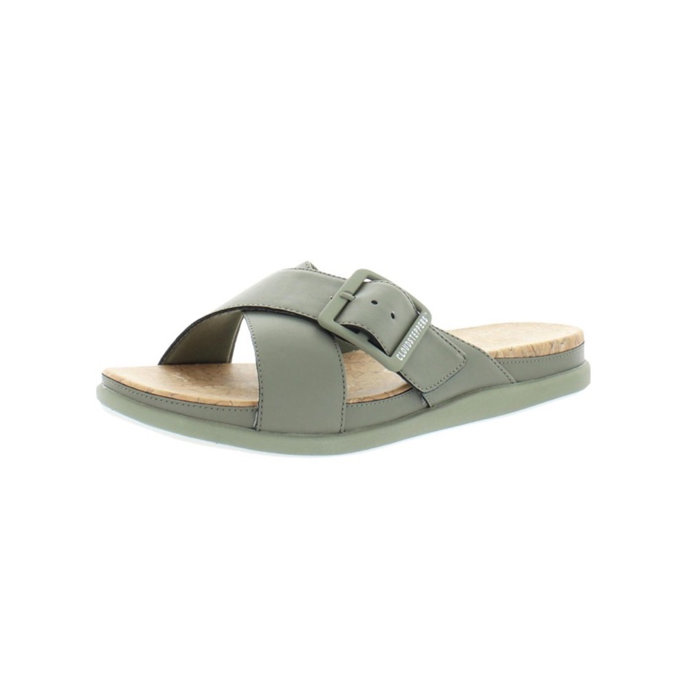 Cloudsteppers by Clark’s Cushion Soft Olive Sandal